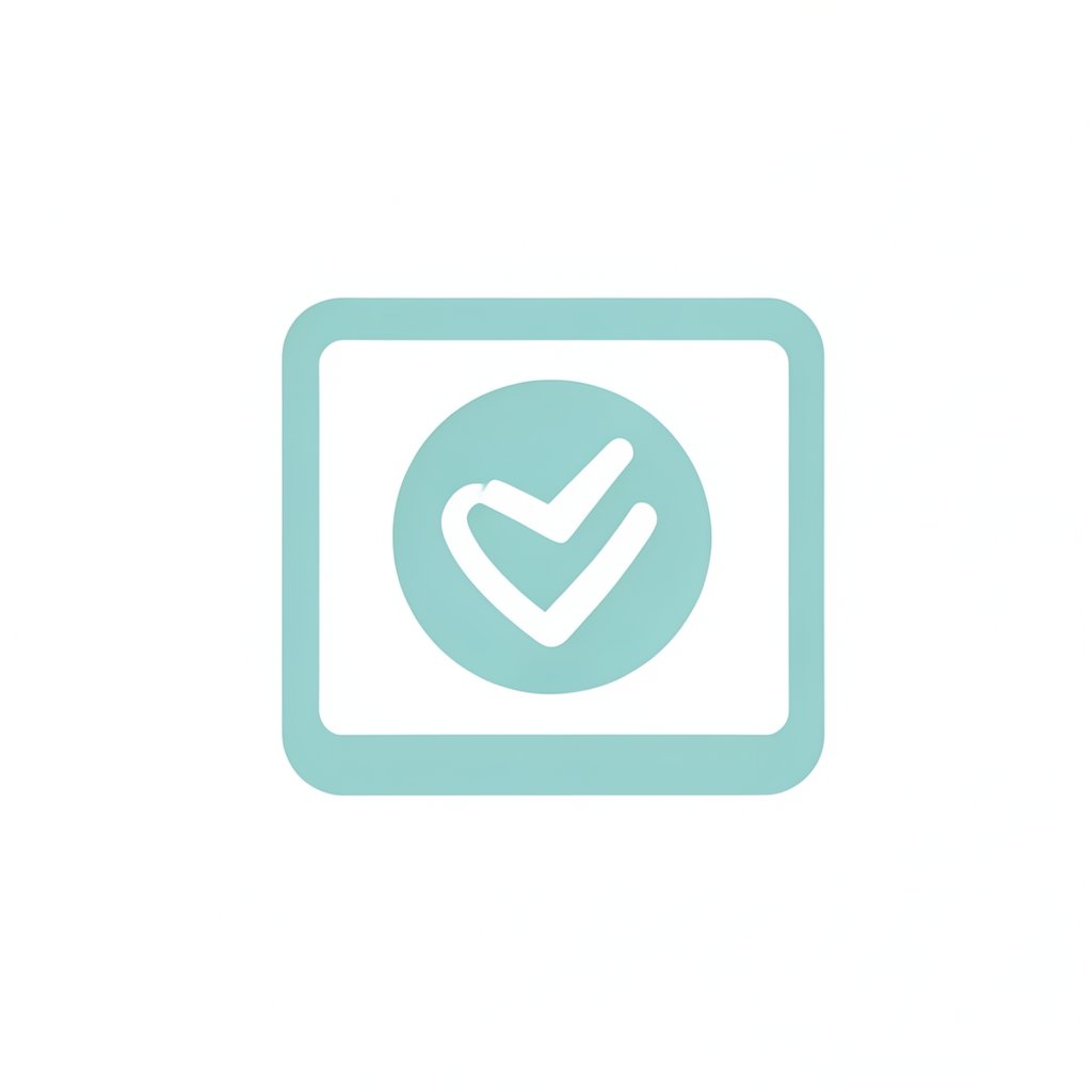 Minimalist medical insurance icon, professional health coverage symbol, soft teal and white colors, clean vector style, isolated on white background